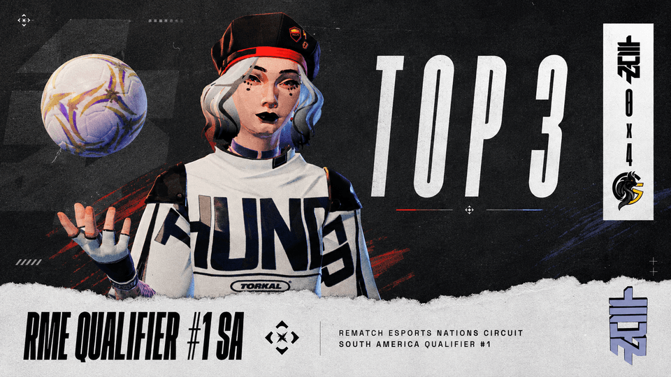 Rematch Esports Q1 South America Top 3 Card