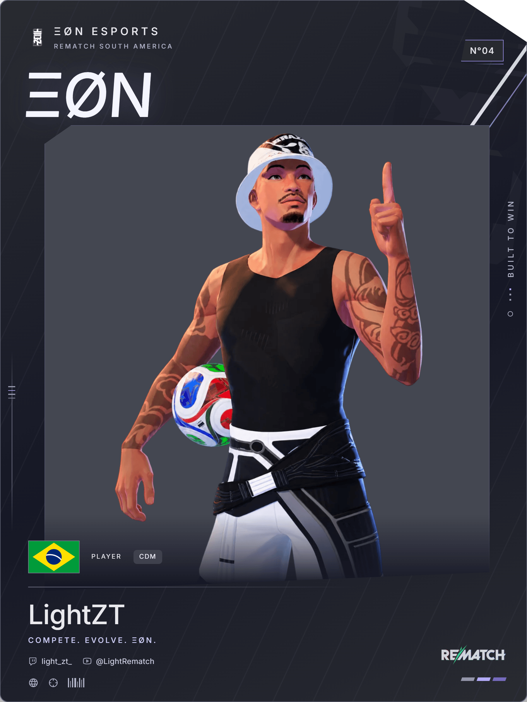 LightZT Player Card