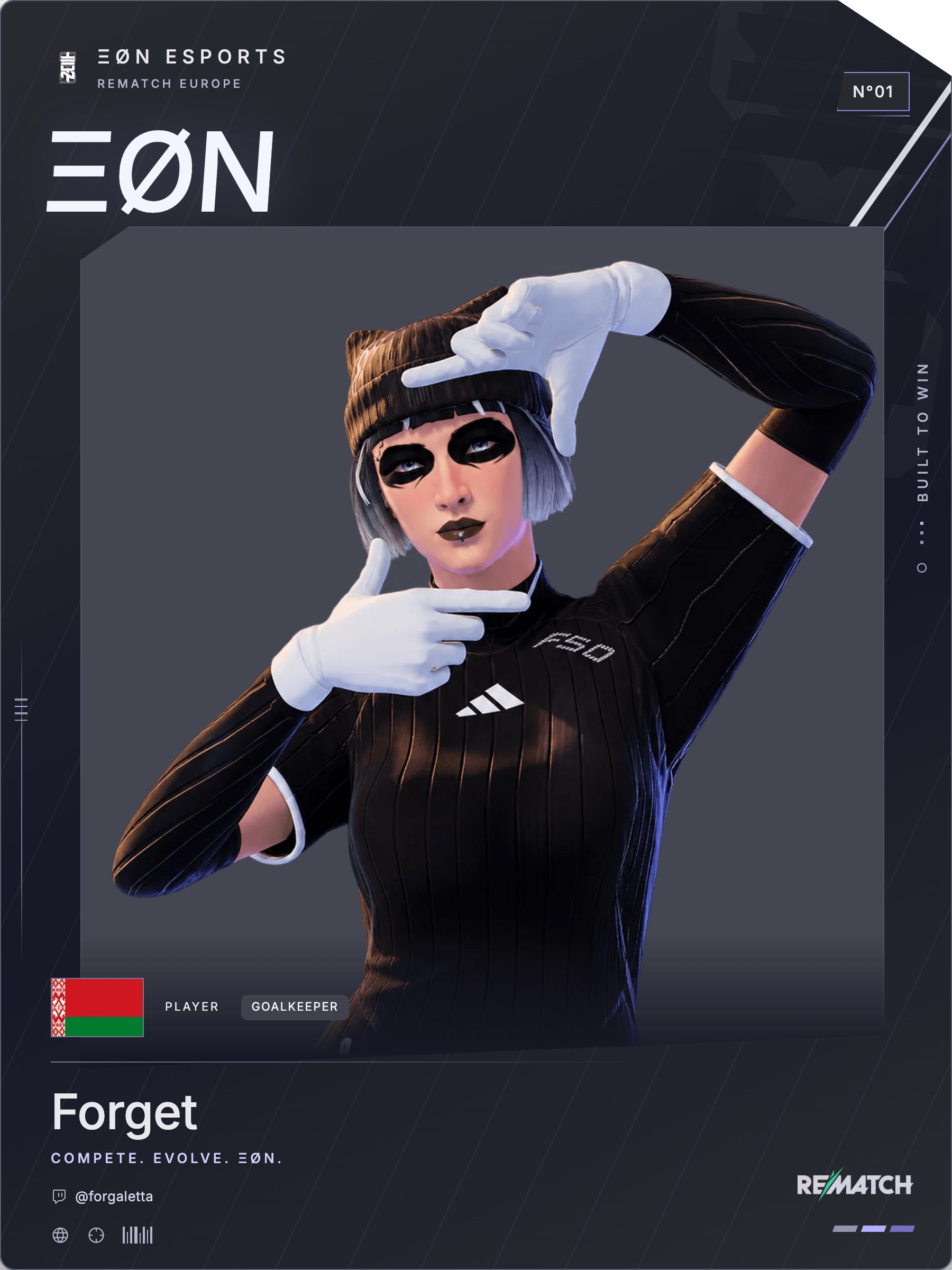 Forget's Player Card