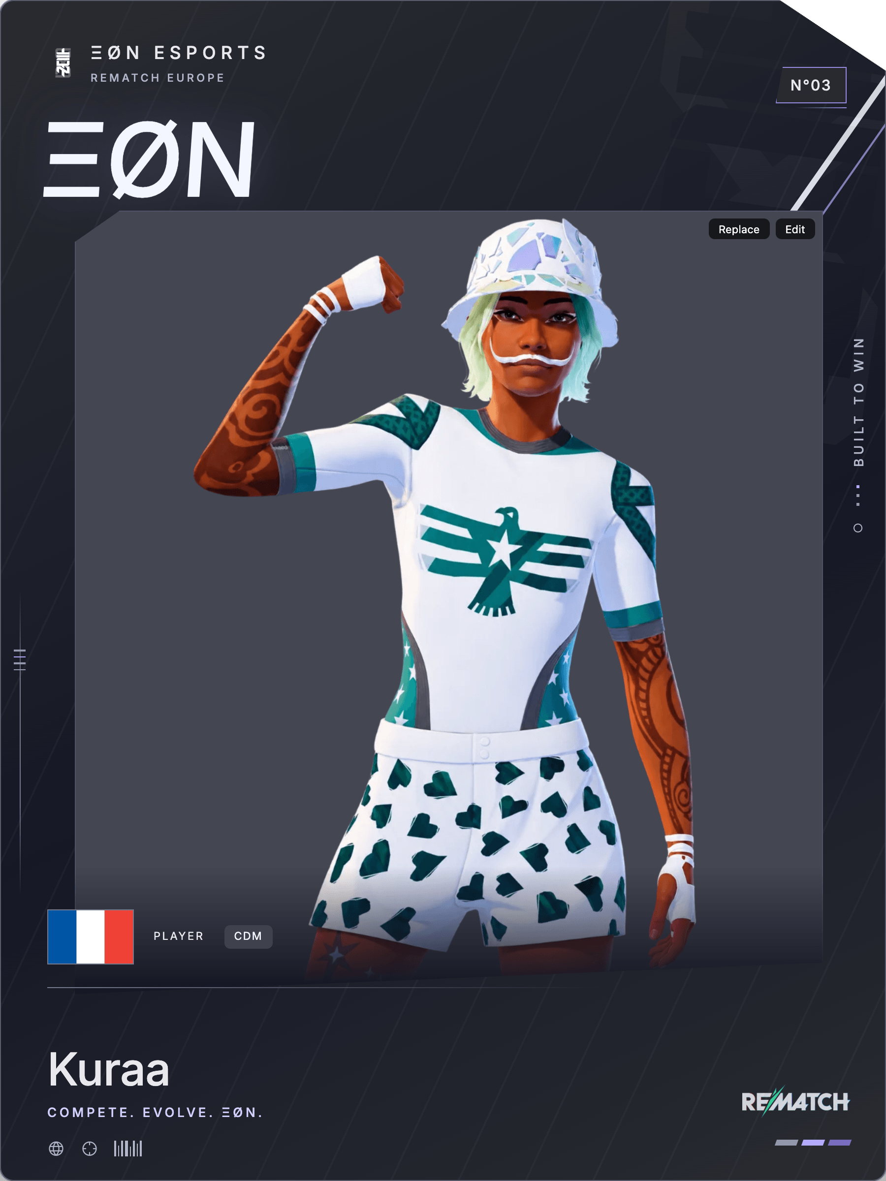 Kuraa's Player Card