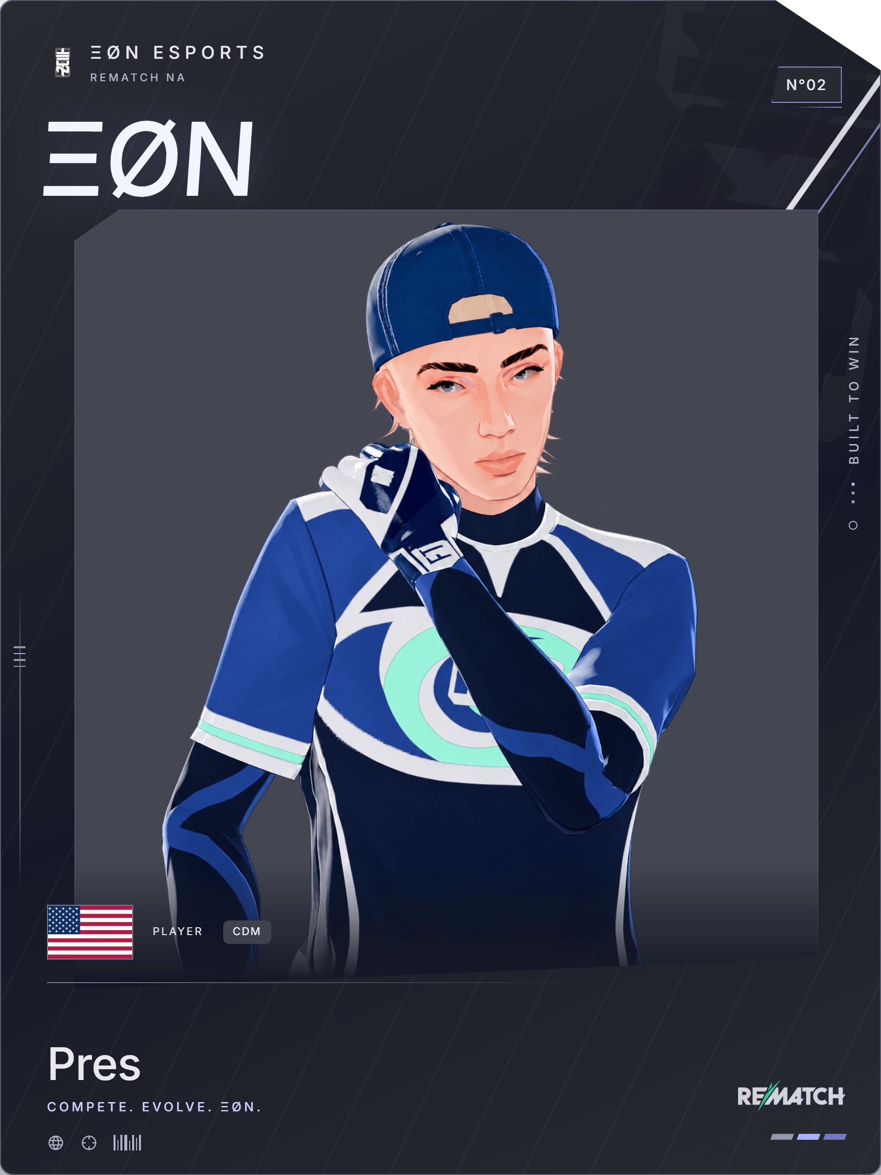 Pres Player Card